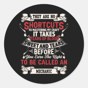 Mechanisch Ronde Sticker