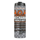 mechanisch uurtarief industrieel thermosbeker (Voorkant)