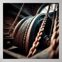 Mechanisch vermogen: wikkel trommel en aandrijf ka