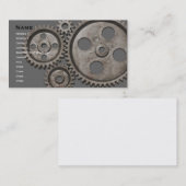 mechanisch visitekaartje (Voorkant / Achterkant)