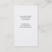 Mechanisch Visitekaartje (Achterkant)