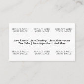 Mechanisch Visitekaartje (Achterkant)