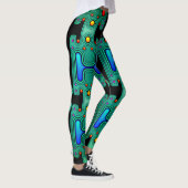 Mechanische Android Futuristic Robot Leggings (Rechts)