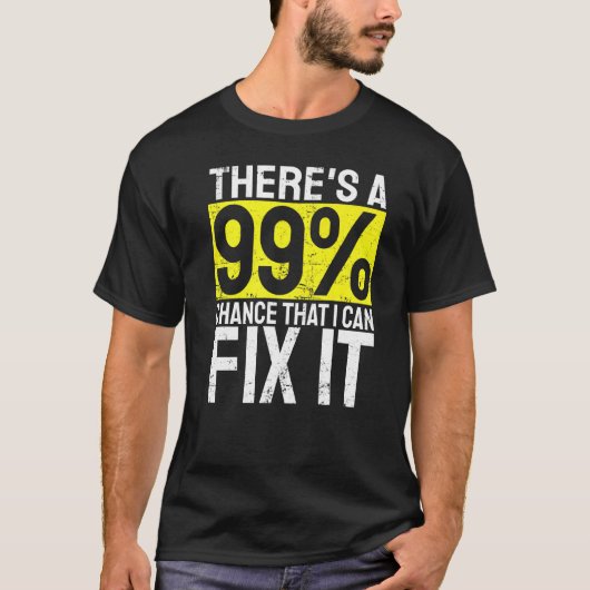 Mechanische auto Guy Mechanics Diy Handyman Garage T-shirt (Voorkant)