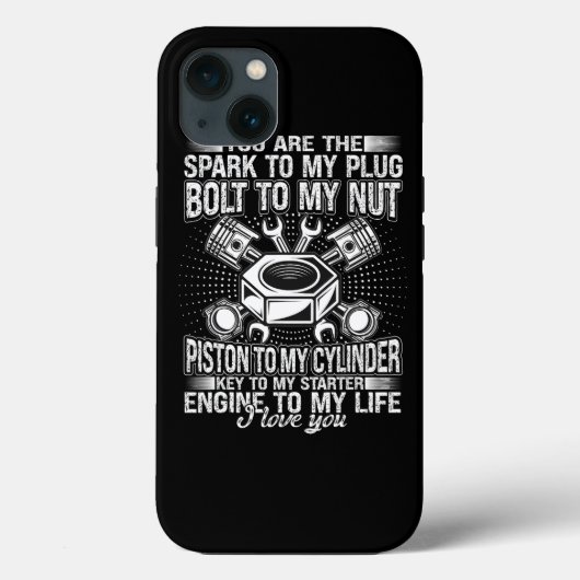 Mechanische auto-mannetje naar mijn nut-zuiger naa Case-Mate iPhone case (Achterkant)