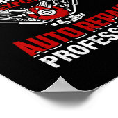 Mechanische auto nr. 1-expert poster (Hoek)