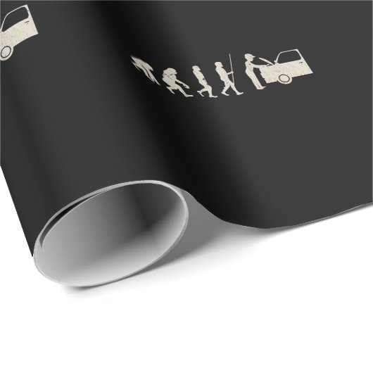 Mechanische auto-tuner Evolution Funny Mechanics Cadeaupapier (Rol Hoek)