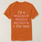 Mechanische automatische automatische mechanische t-shirt (Design voorkant)