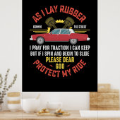 Mechanische beveiliging Mijn ride Poster (Keuken)