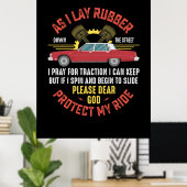 Mechanische beveiliging Mijn ride Poster (Thuiskantoor)
