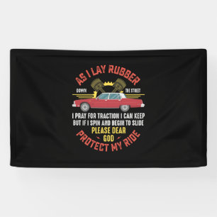 Mechanische beveiliging Mijn ride Spandoek