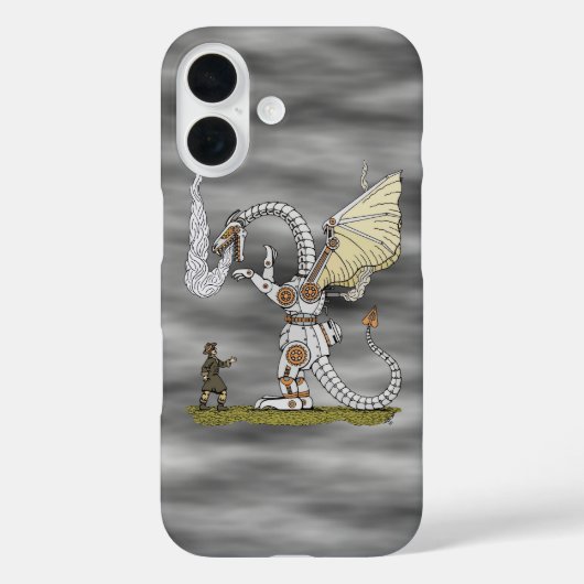 Mechanische draak Case-Mate iPhone case (Achterkant)