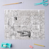 Mechanische droom tissuepapier (Craft)