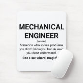 Mechanische engineer Definition Noun Muismat (Met muis)