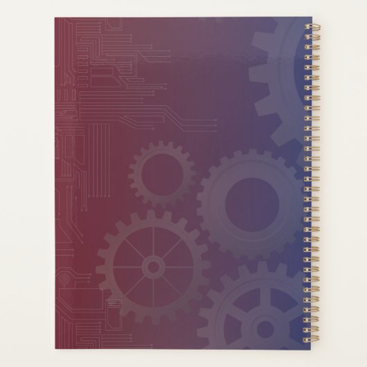 Mechanische engineer Funny Definition Planner (Achterkant)