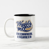 Mechanische Engineer Gift Tweekleurige Koffiemok (Links)