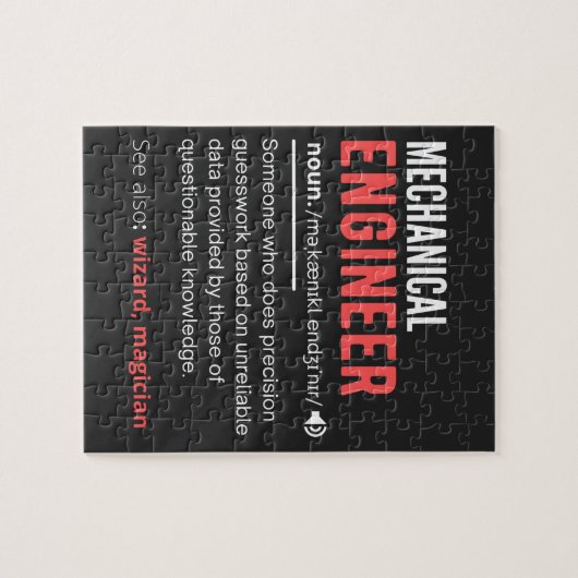 Mechanische ENGINEER Legpuzzel (Horizontaal)