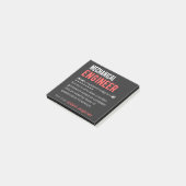 Mechanische ENGINEER Post-it® Notes (Schuin)