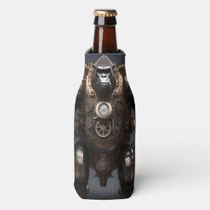 Mechanische Futuristische Gorilla Steampunk, Flesjeskoeler