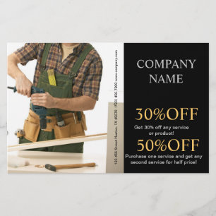 Mechanische gereedschappen Constructie Timmerman Flyer