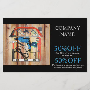 Mechanische gereedschappen Handyman Carpentry-cons Flyer