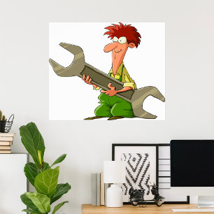 Mechanische Giant Spanner Poster