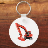 mechanische graafmachine sleutelhanger (Voorkant)