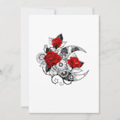 Mechanische haling met rode rozen aankondiging (Voorkant)