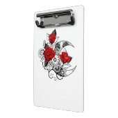 Mechanische haling met rode rozen mini klembord (Angled2)