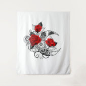 Mechanische haling met rode rozen wandkleed (Voorkant)