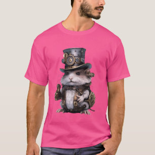 Mechanische Hamster Steampunk Cyborg Rodent Robot T-shirt