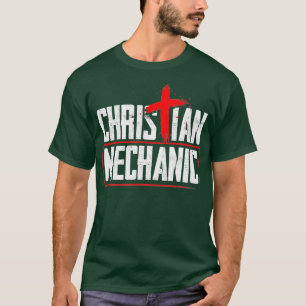 Mechanische Humor Inspirerend KruisChristelijk T-shirt