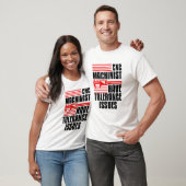 Mechanische ingenieur Exploitant Funny Cnc Machini T-shirt (Unisex)