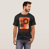 Mechanische ingenieur Funny Engineering Afstuderen T-shirt (Voorkant volledig)