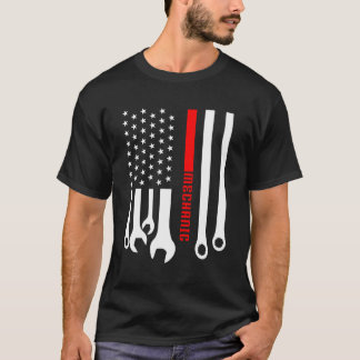 Mechanische ingenieur Mechanisme Garage American F T-shirt
