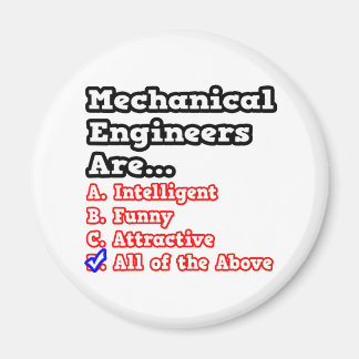 Mechanische ingenieur Quiz...Joke Magneet