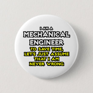 Mechanische ingenieur.. veronderstel dat ik nooit ronde button 5,7 cm