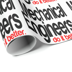 Mechanische ingenieurs doen het beter cadeaupapier