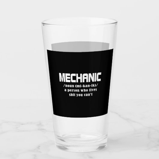 Mechanische kerst glas (Voorkant)