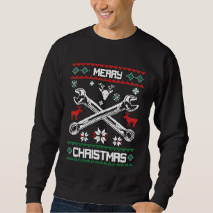 Mechanische kerst met een lelijke zoetwaterkerst trui