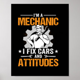 Mechanische kunst   Ik ben een mechanisme I Fix Poster
