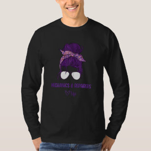 Mechanische middelen voor het leven van vrouwen t-shirt
