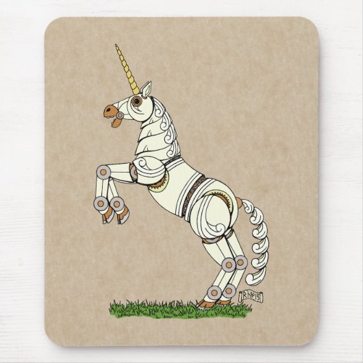 Mechanische Muismat Unicorn (Voorkant)