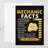 Mechanische overs | Mechanische feiten Aankondiging (Voorkant / Achterkant)