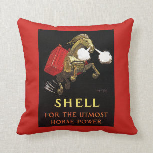 Mechanische paarden met Shell Oil Kussen