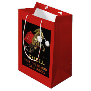 Mechanische paarden met Shell Oil Medium Cadeauzakje
