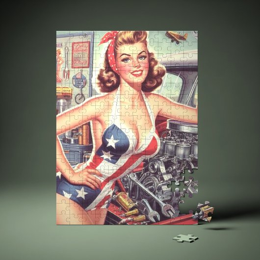  Mechanische Pin-up Legpuzzel