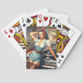  Mechanische Pin Up Pokerkaarten (Achterkant)