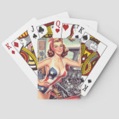  Mechanische Pin-up Pokerkaarten (Achterkant)