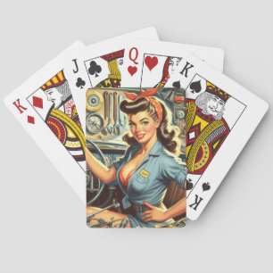  Mechanische Pin Up Pokerkaarten